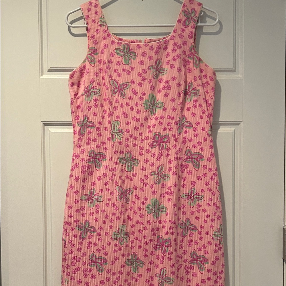 Lilly Pulitzer Pink and Green Patterned Dress